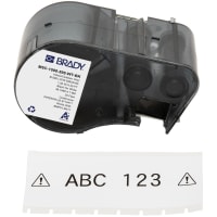 Lot de 3x Étiquettes recharge pour Brady M21-375-595-WT