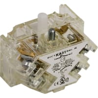 Square D - 9001KA2 - Contact Block, 30mm, 1NO, SPST, 10A, 600V