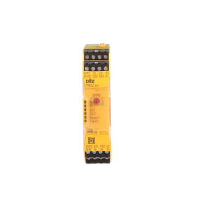 Pilz - PNOZ S4 24VDC 3 N/O 1 N/C - Safety Relay, 1 or 2 Ch E-STOP