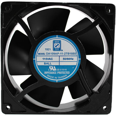 Orion Fans - OA109AP-11-2TB1855 - AC Fan, All Metal, 120x120x38mm 