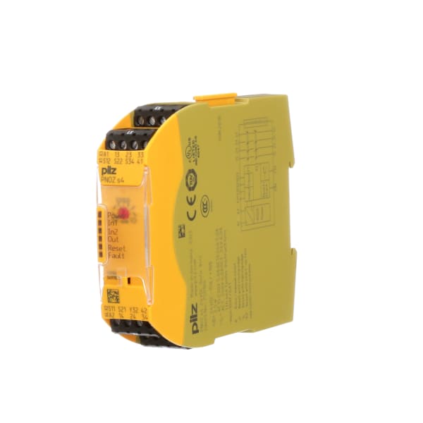 Pilz PNOZ S4 24VDC 3 N/O 1 N/C Safety Relay, 1 or 2 Ch ESTOP