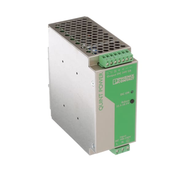 Phoenix Contact - 2938581 - Power Supply, ACDC, 24VDC, 5A, 120W
