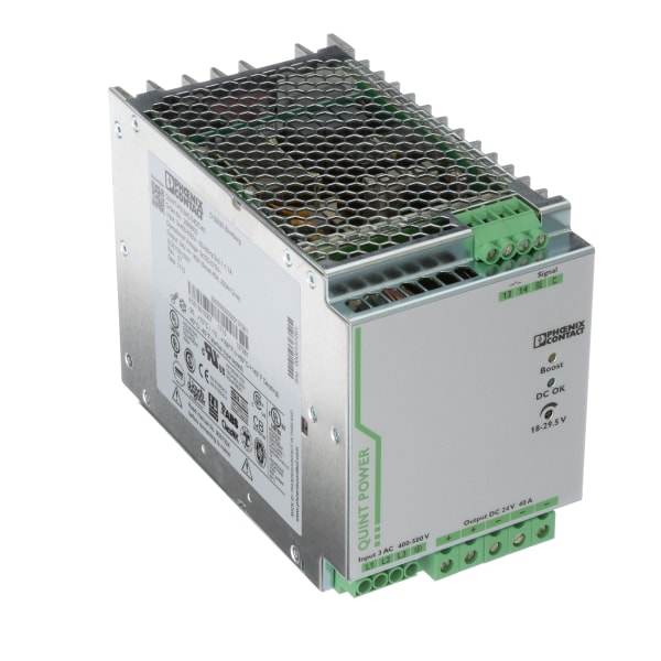 Phoenix Contact - 2866802 - Power Supply, ACDC, 24VDC, 40A, 960W, DIN ...