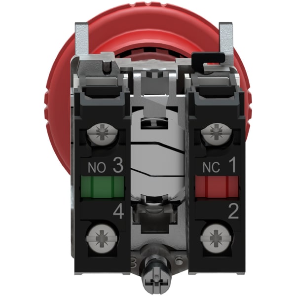 Schneider Electric - XB4BS8445 - E-Stop, Red 40mm, Switching, 22mm ...