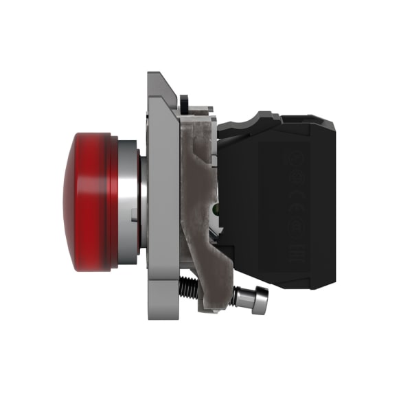 Schneider Electric - XB4BVB4 - Panel Mount Indicator Pilot Light Red ...