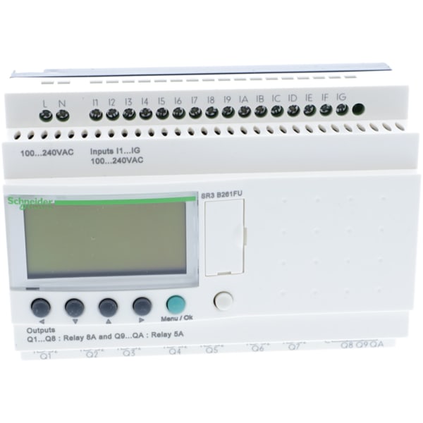 Schneider Electric - SR3B261FU - Modular Smart Relay, 26 I/O, 100-240 ...