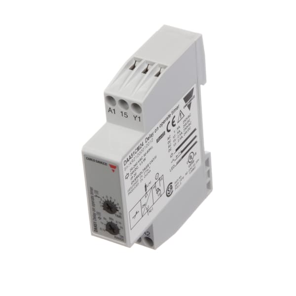 Carlo Gavazzi, Inc. - Daa51cm24 - Time Delay Relay, Spdt, 5 A, On-delay 