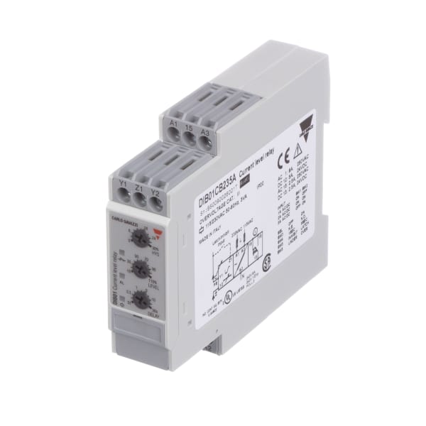 Carlo Gavazzi, Inc. - DIB01CB235A - Relay,Monitor,E-Mech,Current,SPDT ...