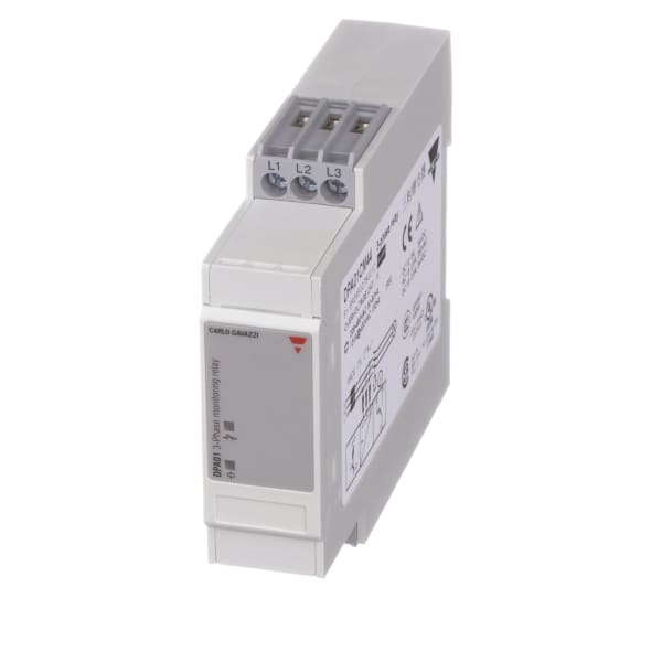 Monitoring Relay, 3-Phase Monitor, SPDT, CUR-RTG 8A, 208-480AC, DIN RAIL Mount