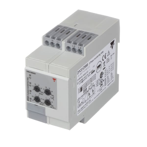 Carlo Gavazzi, Inc. - DPC01DM69 - Relay, E-Mech, 3-Phase Monitor, SPDT ...