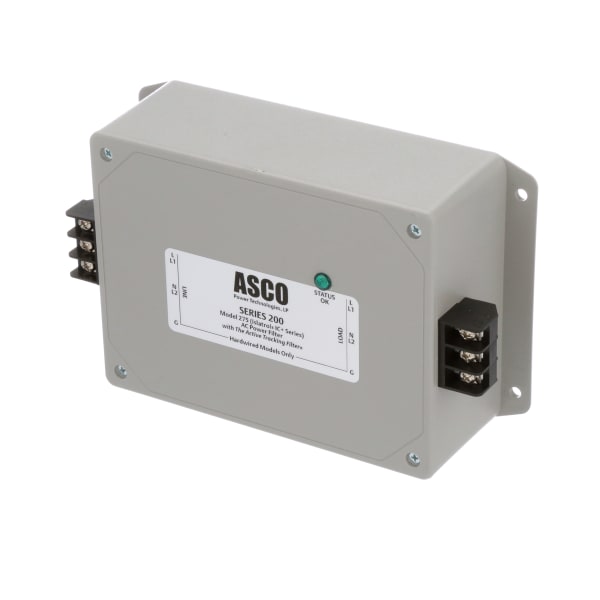 ASCO Power Technologies - IC+115 - Noise Filter, AC, 1 Ph, 120VAC, Curr  15A, Flange Mount, 2.35