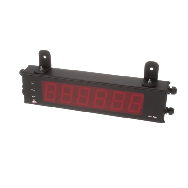 LD Panel Meter,Counter,Elec,LED,Range 0-99999,6 Dig,2.25",Wire Leads,Aluminum