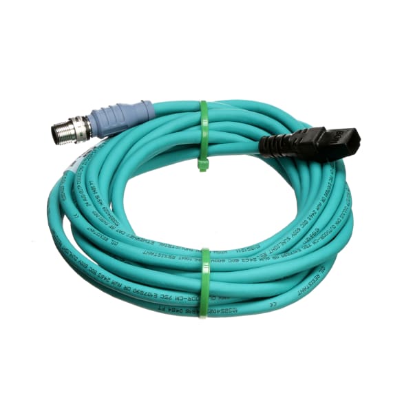RSSD-RJ45S-4416-20M, Câble Ethernet catégorie 5e Feuille d'aluminium avec  blindage tressé de fils de cuivre étamés Turck, Vert, 20m