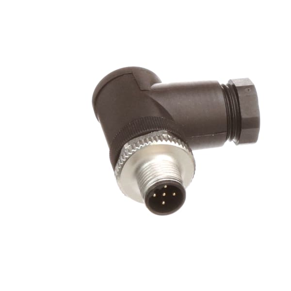 Circular M12 Right Angle Plug, 5 Position, Screw Terminal, 4A, 60V, BSWS Series