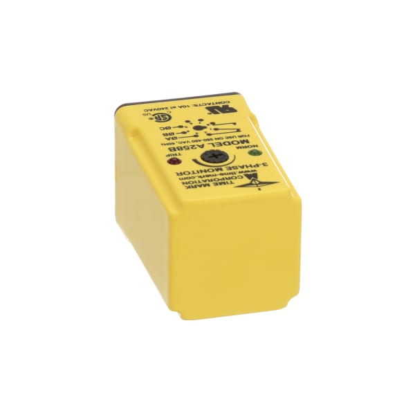 Phase Monitoring Relay, 480 VAC, SPDT, 10A, 240 VAC, 8-Pin Octal, 258 Series