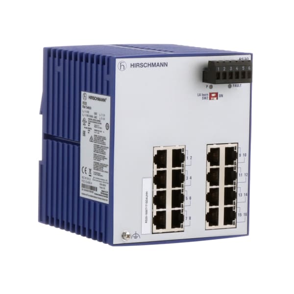 Hirschmann RS201600T1T1SDAU Switch, 16 Port, Unmanaged