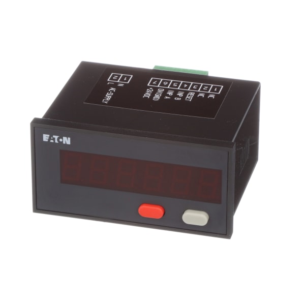 Panel Meter, Rate Ind/Timer/Totalizer, Elec, Led, Range 60Khz, Cut-Out 1/8 Din