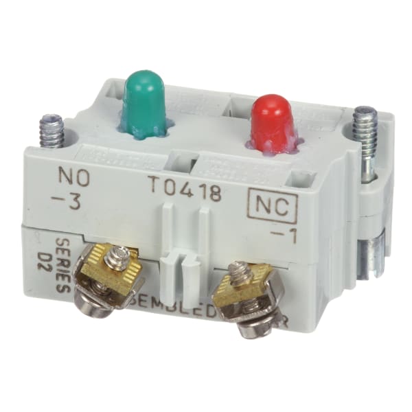 Heavy-Duty Pushbutton, Contact Block, DPST, 1NO-1NC, 10250T Series