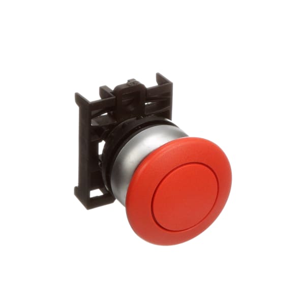 Pushbutton Actuator, 22mm, Mushroom Button, Red, Maintained, RMQ-Titan Series