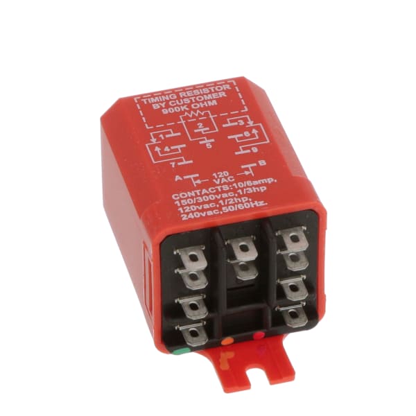 NCC K1F00005761 Time Delay Relay, DPDT, 0.15s, 120VAC, Remote