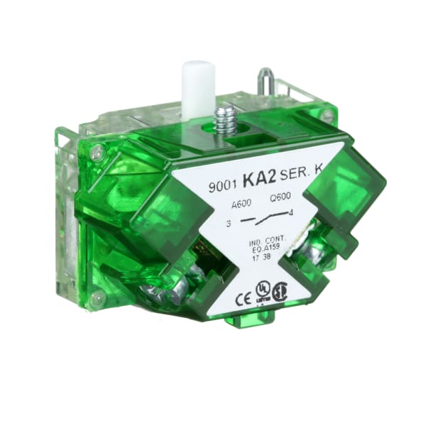 Square D - 9001KA2 - Contact Block, 30mm, 1NO, SPST, 10A, 600V, Screw ...