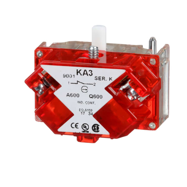 Square D 9001KA3 Contact Block 30mm 1NC SPST 10A 600V