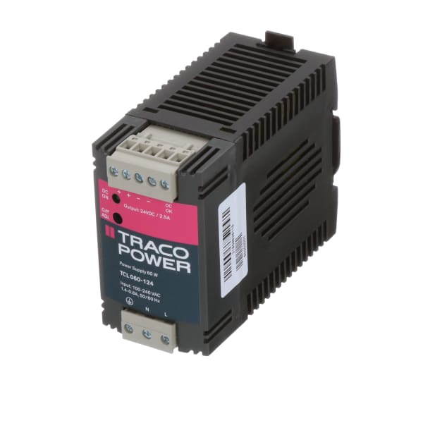 TRACO Power - TCL 060-124 - AC-DC Power Supply, 24V, 1A, 85-264V ...