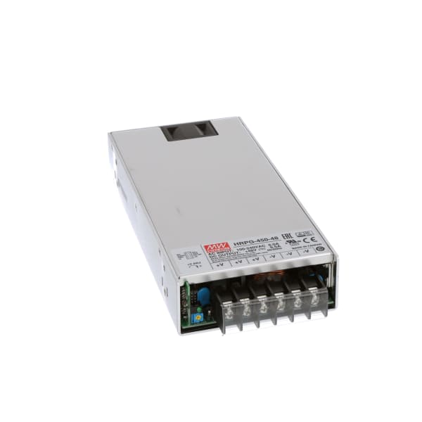 Power Supply,AC-DC,48V,9.5A,100-264V In,Enclosed,Panel Mount,PFC,HRPG-450 Series