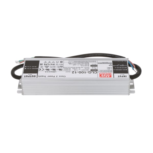 MEAN WELL - CLG-100-12 - Power Supply,AC-DC,12V,5A,90-295V In,Enclosed ...