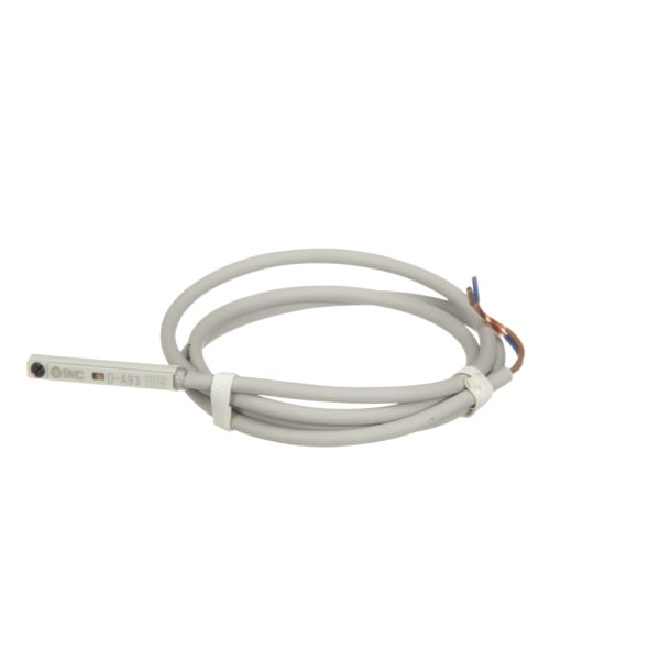 Reed Switch, SPST-NO, 5 to 40mA, 24VDC, Wire Leads, Red LED, IP67, D-A Series