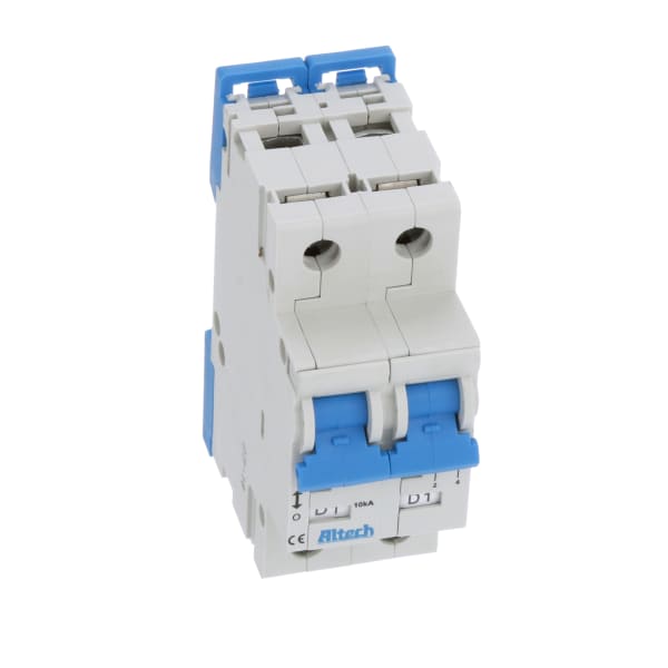 Miniature Circuit Breaker, DIN Rail, 1A, 480Y/277 VAC, UL1077, 2 Pole, R Series