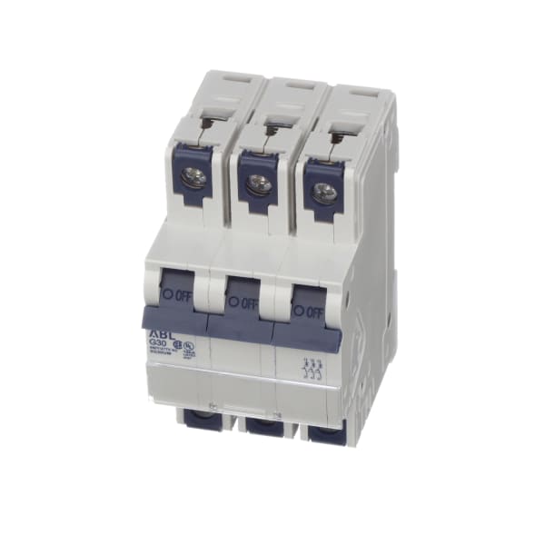 Circuit Breaker, Thermal Magnetic, 30A, 3 Pole, G Trip, Ring Tongue, V-EA Series
