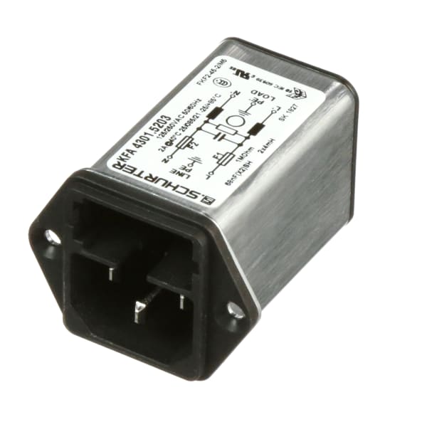 4301.5205, KFA Power Entry Module W. Filter 4A M5