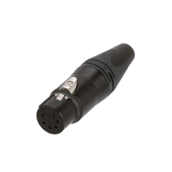 Neutrik - NC5FXX-B - XLR Connector, Jack 5-C, Cable Mount, Insulated ...