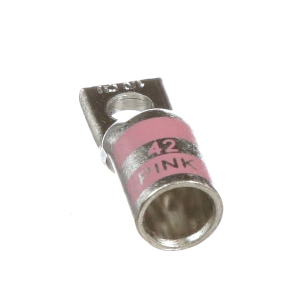 Copper One-Hole Lug 1/0 AWG 1/4" Bolt Size Die Code 42 Die Code Pink