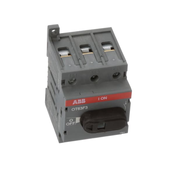Non-Fused Disconnect switch 60A 3 Poles 600VAC, DIN Rail / Panel Mount, UL508