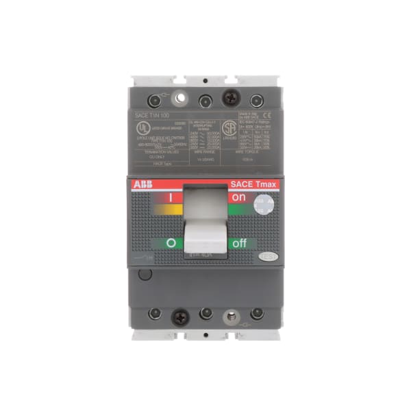 Abb - T1n040tl - Molded Case Circuit Breaker, T1 Frame, Thermal Mag 