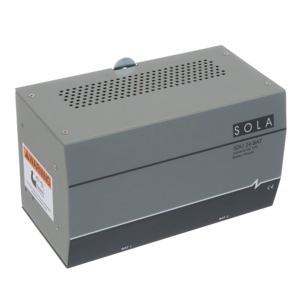 SolaHD SDU24BAT Battery Pack, UPS, 24V, 10 Ah, Lead Acid, DIN Rail