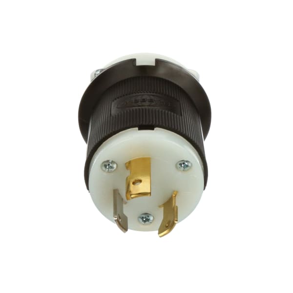Hubbell Wiring Device-Kellems - HBL2611 - Torcer-Trabando el enchufe, 30 A/125  VAC, 8-16 AWG, terminal del tornillo, serie de Insulgrip - RS