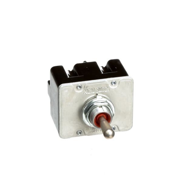 Toggle Switch, Standard Lever, Screw Terminals, 4PDT, 10 Amps, (On)-Off-On