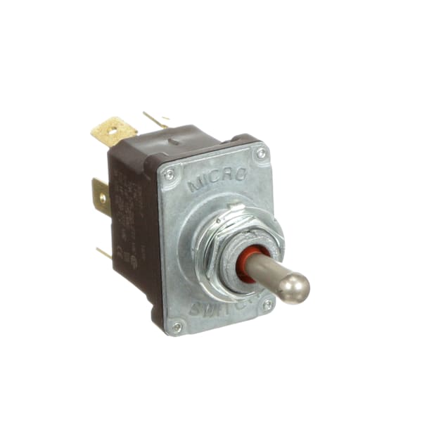 Toggle Switch, Sealed, NT Series, Flat Base, 18 A, 3-Pos, On-Off-On, NT Series