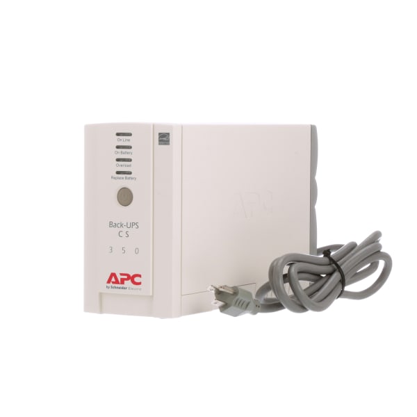  APC Battery Back Up Surge Protector, 350VA Backup Battery Power  Supply, BK350 Back-UPS : Electronics