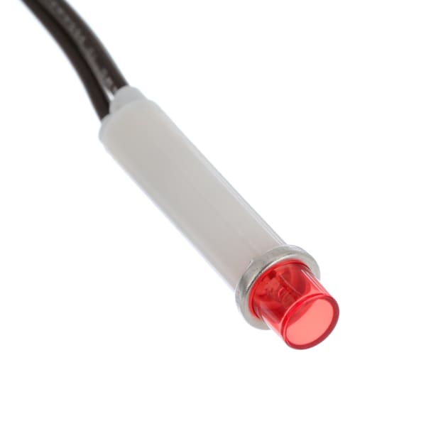 Panel Mount Indicator 0.3 in. Neon Wire Leads Red 115 VAC 2150A Series