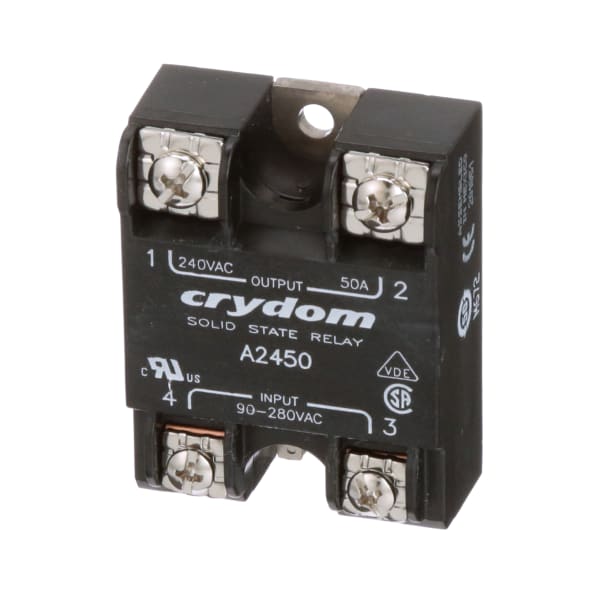 Sensata Crydom A2450 Solid State Relay, 280 VAC, SPSTNO, 50A