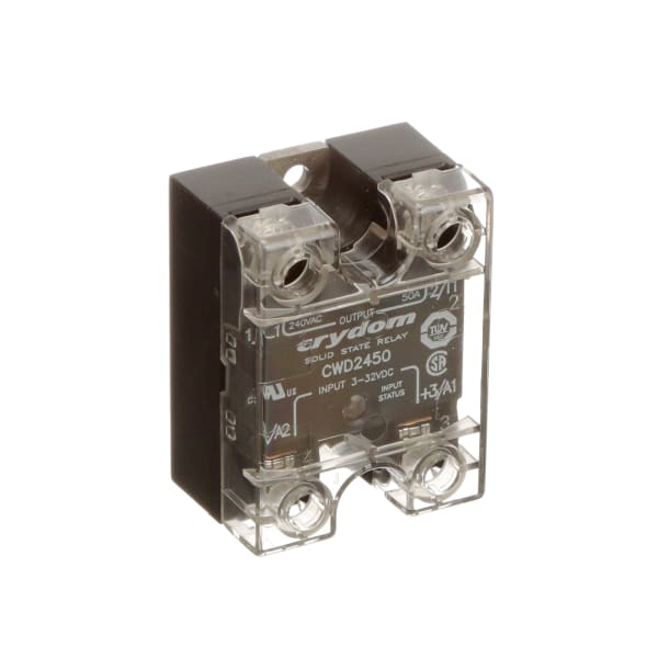 Solid State Relay, 3-32 VDC, SPST-NO, 50A/280V, Zero Switching, CW24 Series