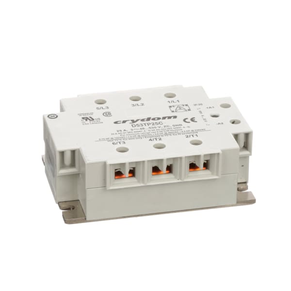 Solid State Relay, 4-32 VDC, SPST, 25A/530VAC, Zero Switching, 53TP Series
