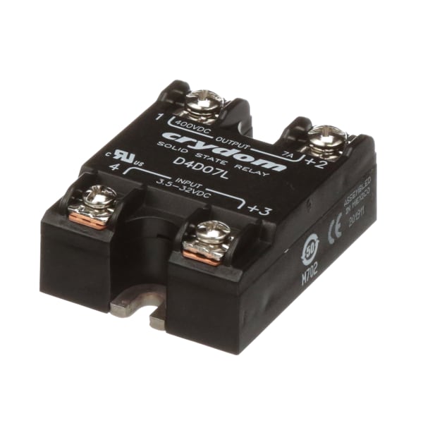 Sensata - Crydom - D4D07L - Relay, Optically Coupled, SSR, Gen Purpose ...