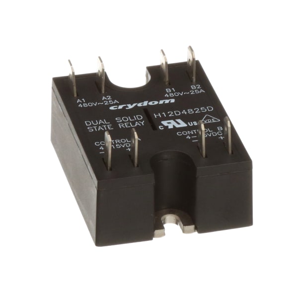 Relay, 48 to 530 V (RMS), Solid State, 0.15 to 25 A (RMS) (Load), 1200 Vpeak