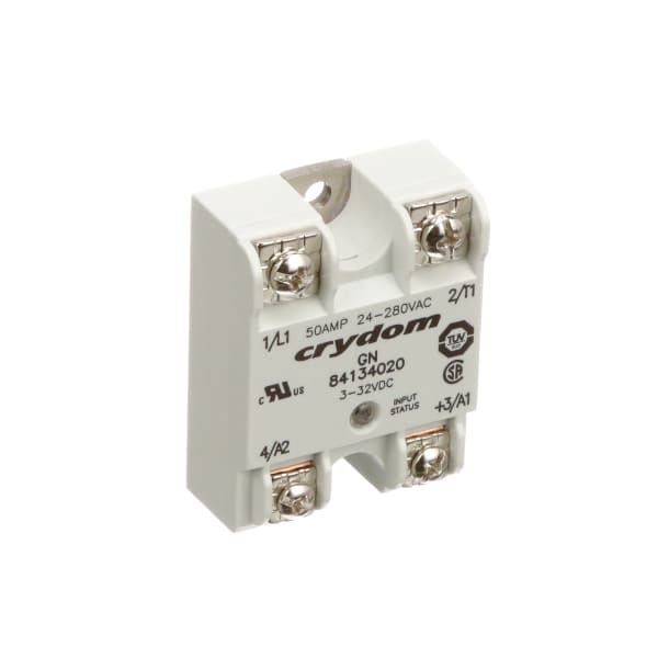Sensata Crydom 84134020 Relay, SSR, ZeroSwitching, 50A, CtrlV 3