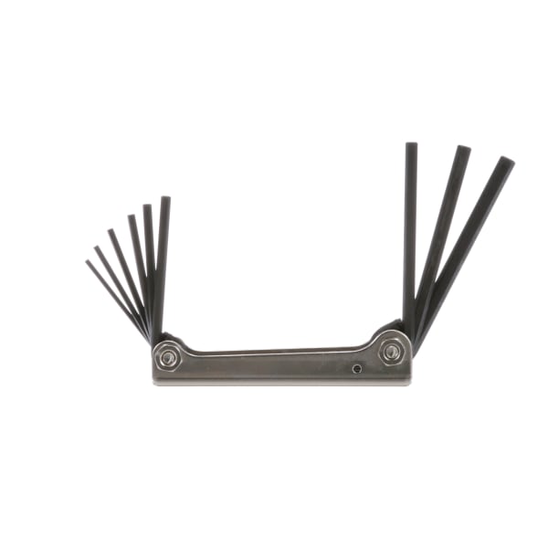 Klein Tools 70591 Folding Hex Key Set, 9-Key, SAE Sizes